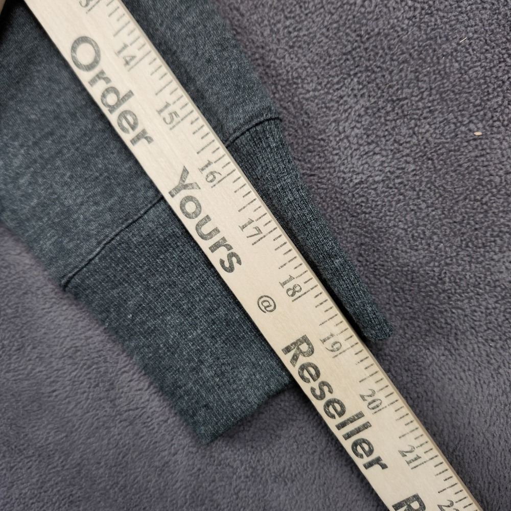 LL Bean SoftFlex Mock Neck Pullover Womens Large Midnight Black Heather Soft NEW - Picture 8 of 9